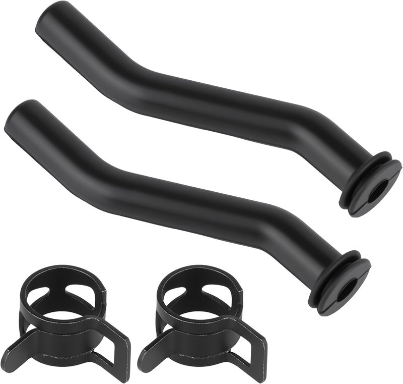 Opzour 2Pcs 596163 Fuel Pump Vacuum Hose 593998 797408 with Clamps, Compatible with Briggs & Stratton Engines 401577, 405577, 406777, Fit for John Deere D125 D130 D140 D160 D170 Mowers and More - Image 1